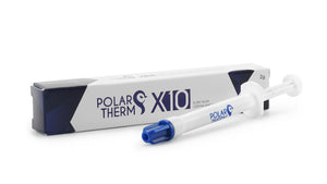 Polartherm X-10 Thermal Paste | 2 g · PT-X10-002 | 2.6 g/cm³ · Not Electrically Conductive (0 pS/m) | -50°C to +150°C | Spatula + Applicator Included | Grey