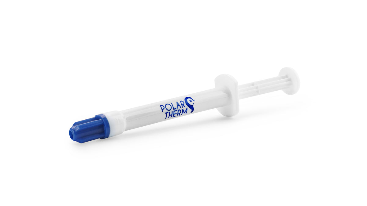 Polartherm X-10 Thermal Paste | 2 g · PT-X10-002 | 2.6 g/cm³ · Not Electrically Conductive (0 pS/m) | -50°C to +150°C | Spatula + Applicator Included | Grey