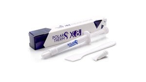 Polartherm X-8 Thermal Paste | 2 g · PT-X8-002 | 2.6 g/cm³ · Not Electrically Conductive (0 pS/m) | -50°C to +150°C | Spatula + Applicator Included | Grey