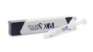 Polartherm X-8 Thermal Paste | 2 g · PT-X8-002 | 2.6 g/cm³ · Not Electrically Conductive (0 pS/m) | -50°C to +150°C | Spatula + Applicator Included | Grey
