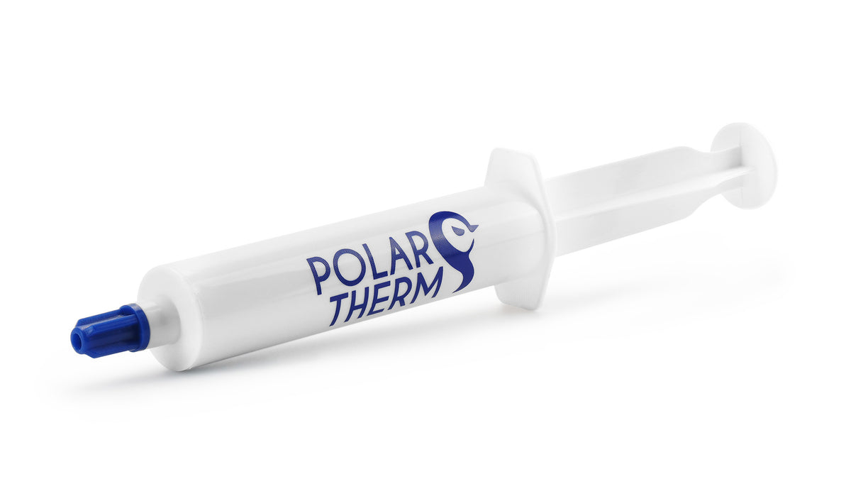 Polartherm X-10 Thermal Paste | 40 g · PT-X10-040 | 2.6 g/cm³ · Not Electrically Conductive (0 pS/m) | -50°C to +150°C | Spatula + Applicator Included | Grey