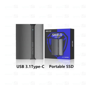 HIKSEMI T300S 512GB Portable SSD | USB 3.2 · Type-C | Up to 560 MB/s Read · 500 MB/s Write | Aluminium Alloy · 48 g | Black