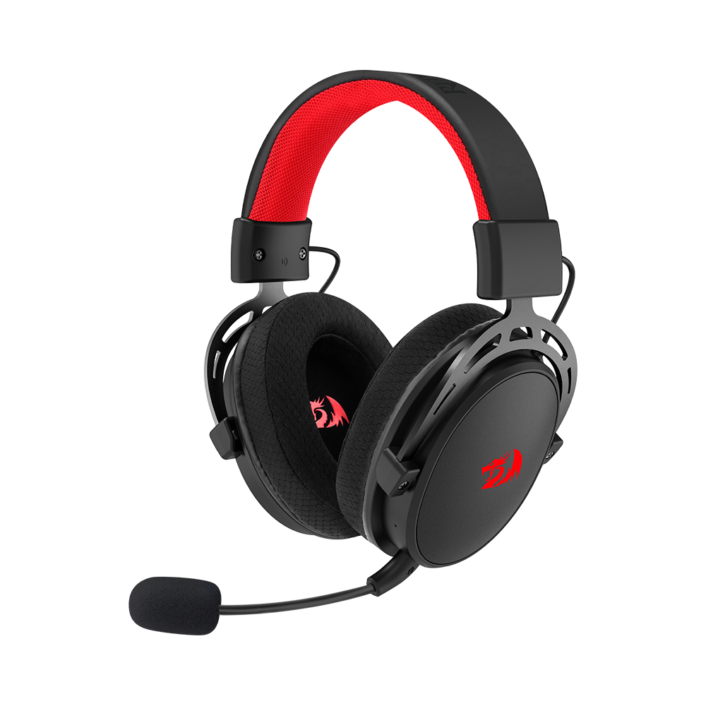 Redragon Cragblade Pro H541-PRO Wireless Gaming Headset | 50mm Drivers | Virtual 7.1 Surround | 2.4GHz · Bluetooth · USB · 3.5mm | Dual Microphone | 280g | Black
