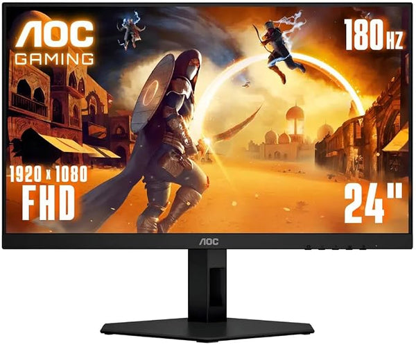 AOC 24G4XED 24-Inch Gaming Monitor | Full HD 1920x1080 | 180Hz | IPS Panel