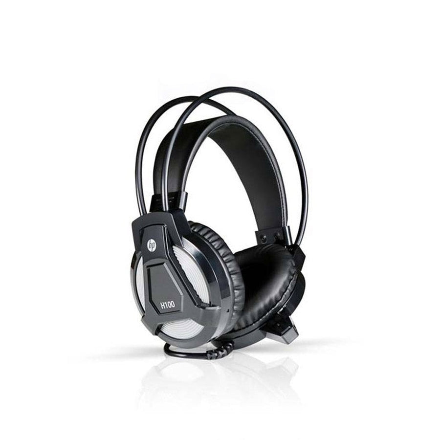 HP H100 Gaming Headset | 50mm Drivers | 20Hz–20kHz | Over-Ear · Wired | Adjustable Microphone · In-Line Volume Control |