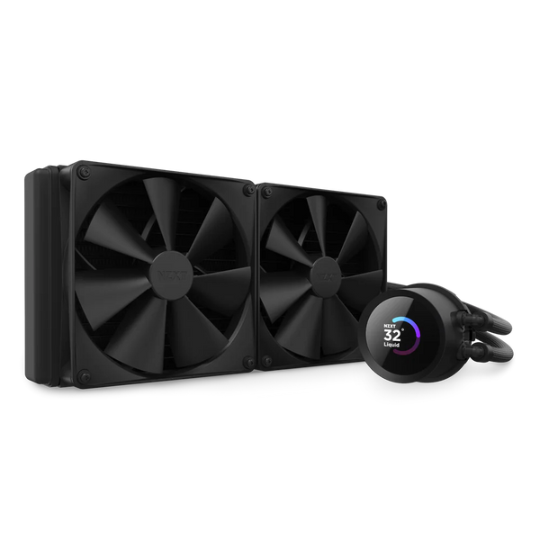 NZXT Kraken 280 - Dissipatore a liquido AIO per CPU 280mm - Display LCD quadrato personalizzabile da 1.54"" per immagini - Pompa ad alte prestazion...