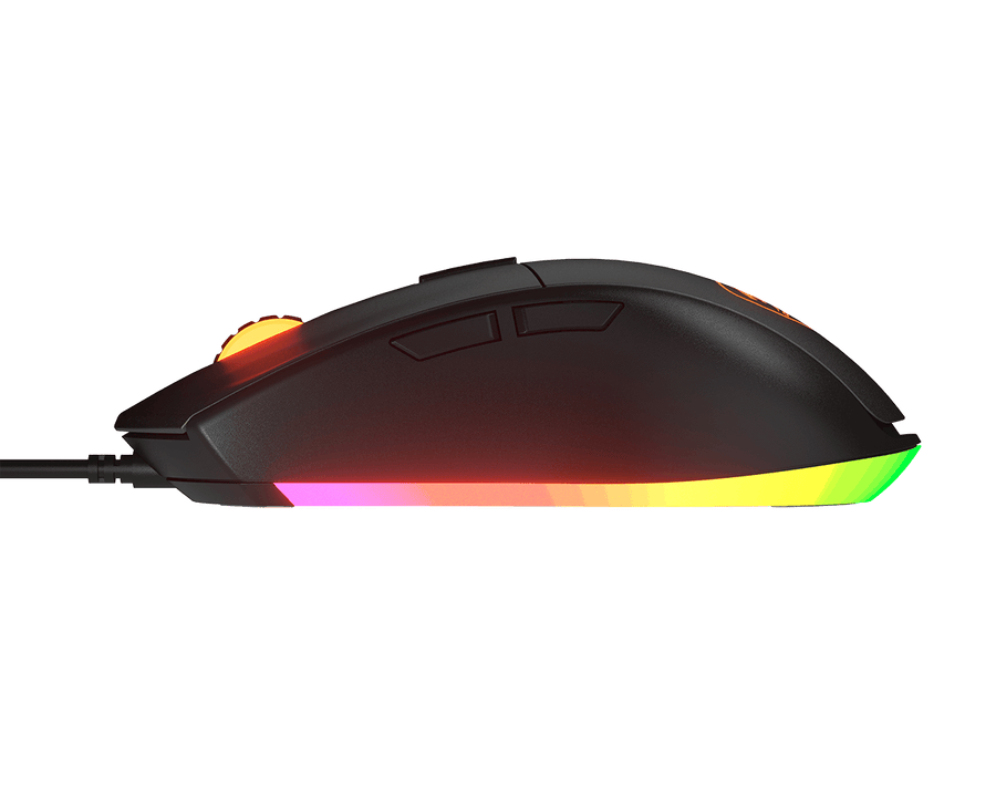 COUGAR MINOS EX Wired RGB Gaming Mouse | PAW3309 Optical Sensor · 6400 DPI | 1000 Hz Polling · 150 IPS | 20M-Click Switc