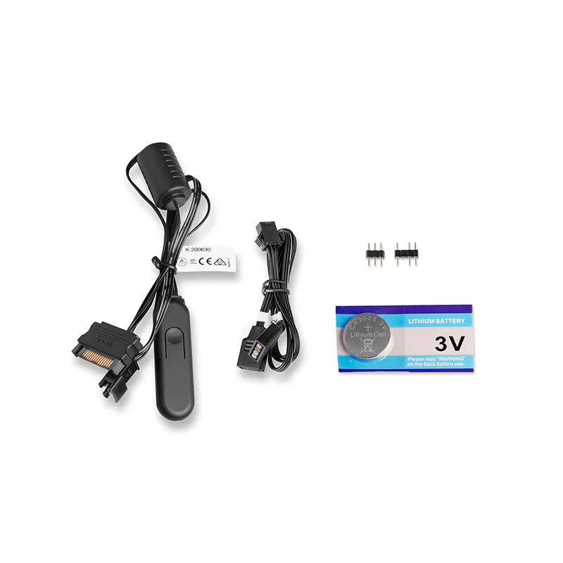 DEEPCOOL A-RGB Controller | Wireless Remote · Magnetic Receiver | 3-Pin (+5V-D-G) ARGB Output | SATA 5V Power | 400mm SATA · 170mm ARGB Cables | 50g