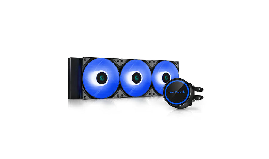 DeepCool GAMMAXX L360 A-RGB 360mm AIO Liquid CPU Cooler | 3× 120mm A-RGB · 500-1800 RPM · 69.34 CFM | Anti-Leak Pump 255