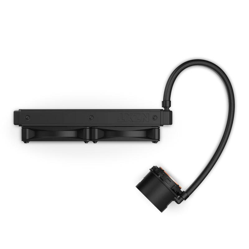 NZXT Kraken 240 - RL-KN240-B1 - Refroidisseur pour processeur AIO de 240 mm - Écran LCD de 1,54 pouces personnalisable. Pompe haute performance - 2...
