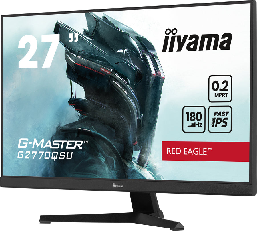 iiyama Red Eagle G-Master G2770QSU-B6 | 27" Gaming Monitor | QHD | 180Hz | Fast IPS | FreeSync