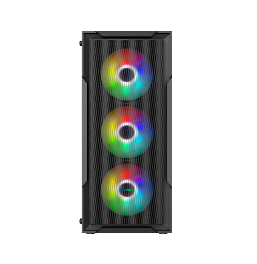 Xander Hulk Mid-Tower Gaming PC Case + 600W 80 PLUS White PSU | E-ATX · ATX · Micro-ATX · Mini-ITX | 4× 120mm ARGB Fans 