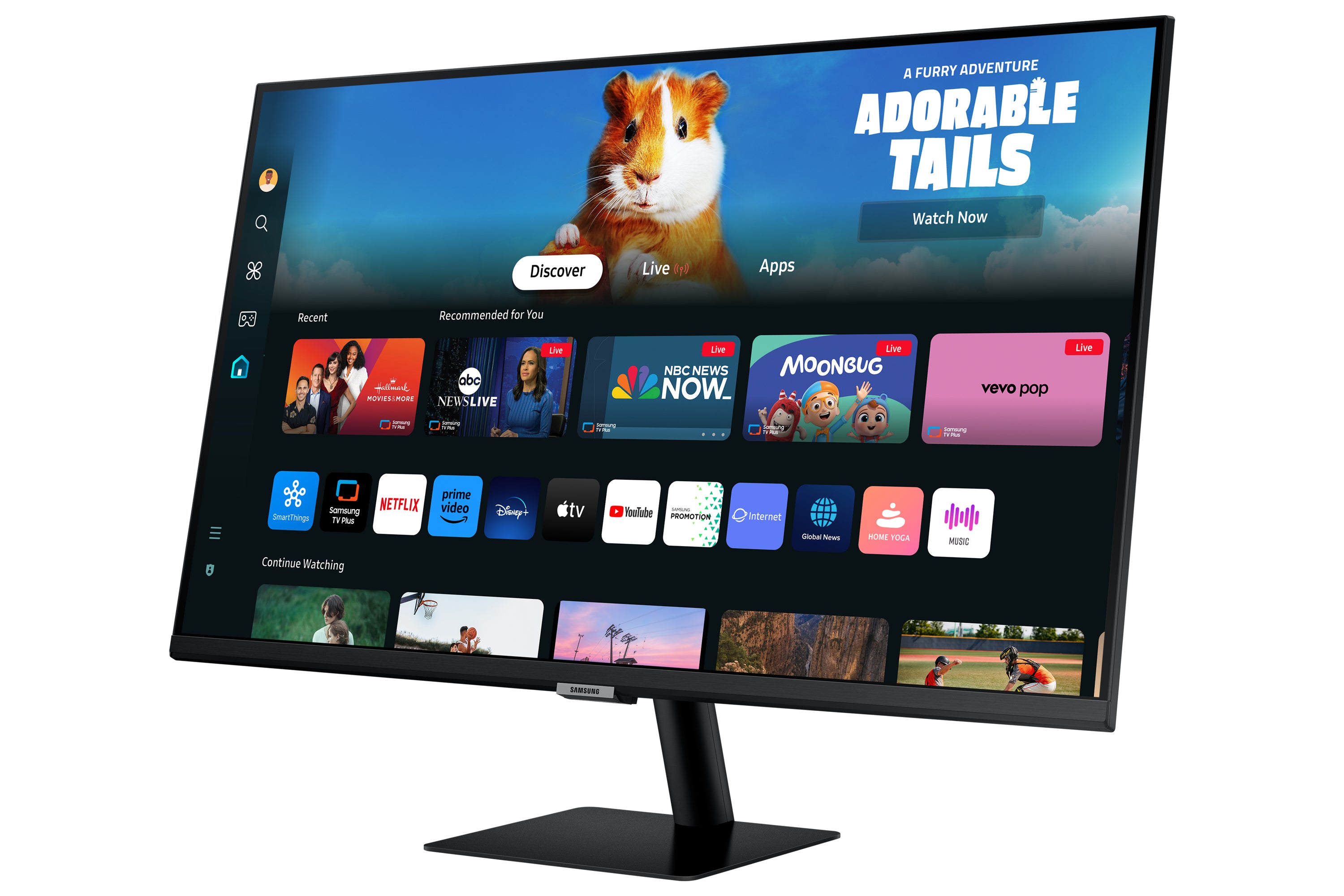 Samsung Smart 27-Inch Monitor | Full HD 1920x1080 | ملاحظة: بدون قاعدة