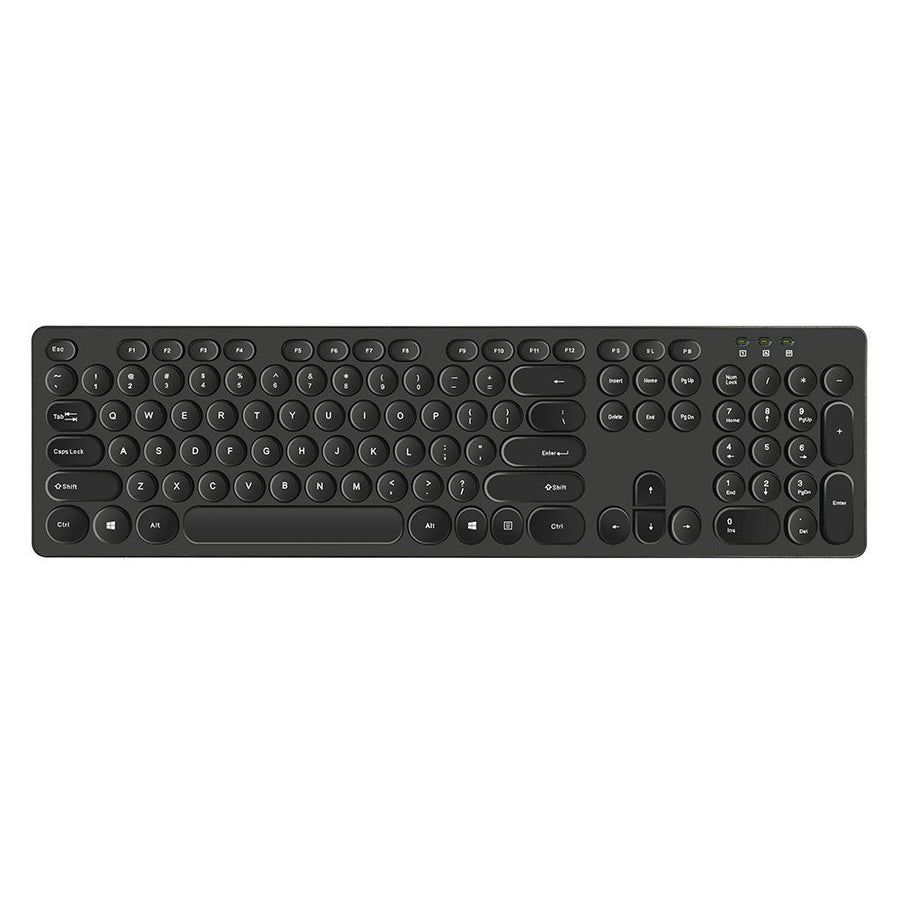 L'avvento KB206 2.4GHz Wireless Keyboard | 104 Keys · US + Arabic Layout | Up to 15 m Working Range | 1× AAA Battery · L