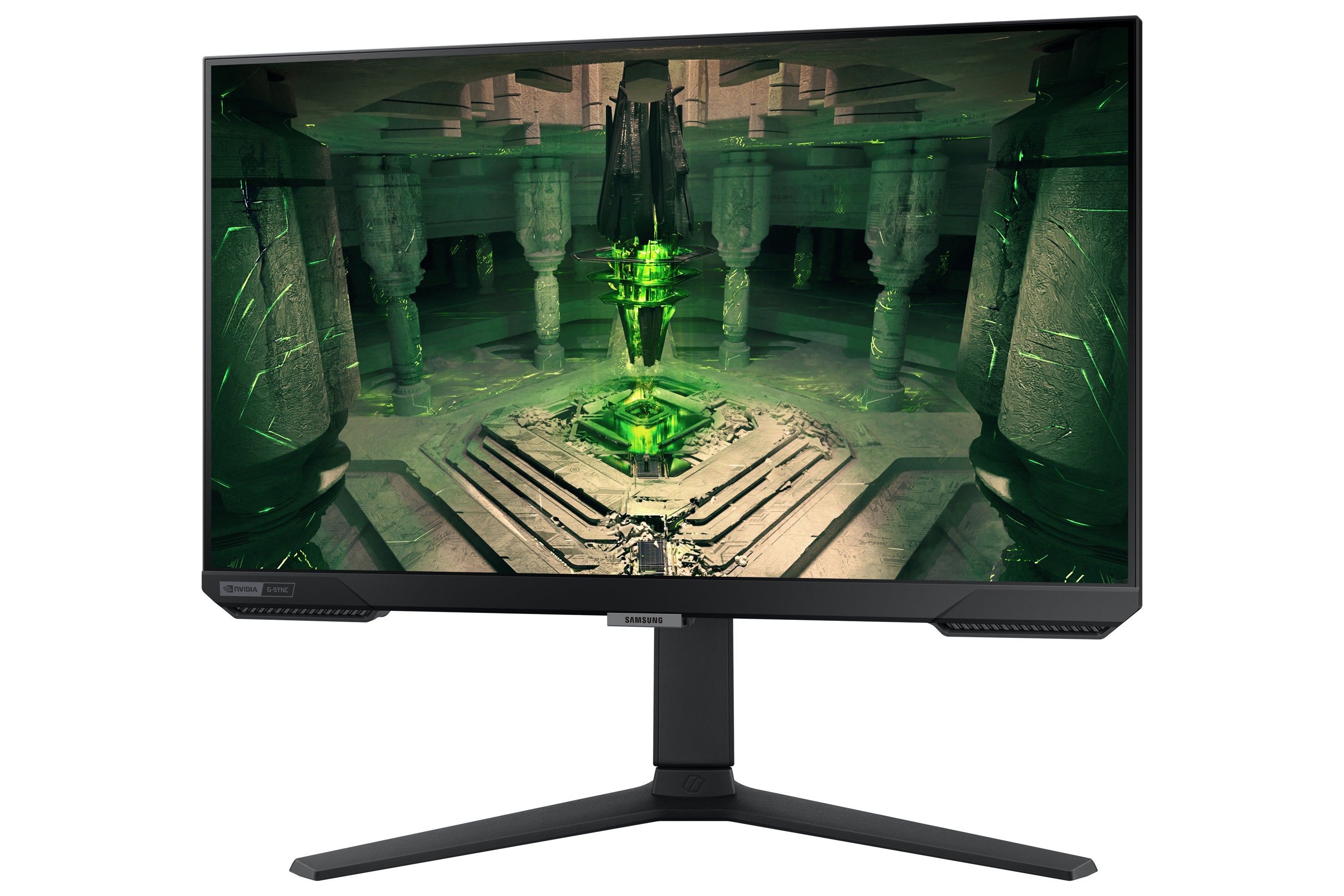 Samsung 25-Inch Gaming Monitor | Full HD 1920x1080 | 240Hz | 1ms GTG | IPS Panel | FreeSync + G-Sync Compatible | HDMI + DisplayPort | Height Adjustable | ملاحظة: خربوش كبير