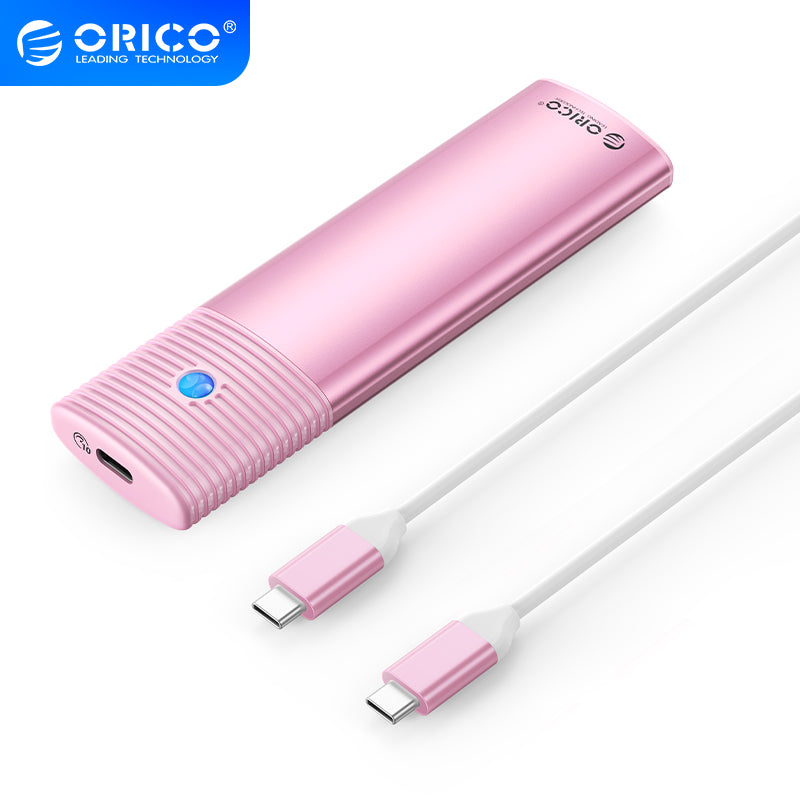 ORICO PWM2-G2 M.2 NVMe SSD Enclosure | USB 3.2 Gen 2 Type-C · 10 Gbps | 2230/2242/2260/2280 · Up to 8TB | Aluminium Alloy + ABS · Tool-Free | Black