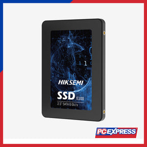 HIKVISION E100 256GB SATA SSD | 2.5-inch · SATA III 6 Gb/s | Up to 550 MB/s Read · 450 MB/s Write | 3D TLC NAND · 120 TBW | 3-Year Warranty
