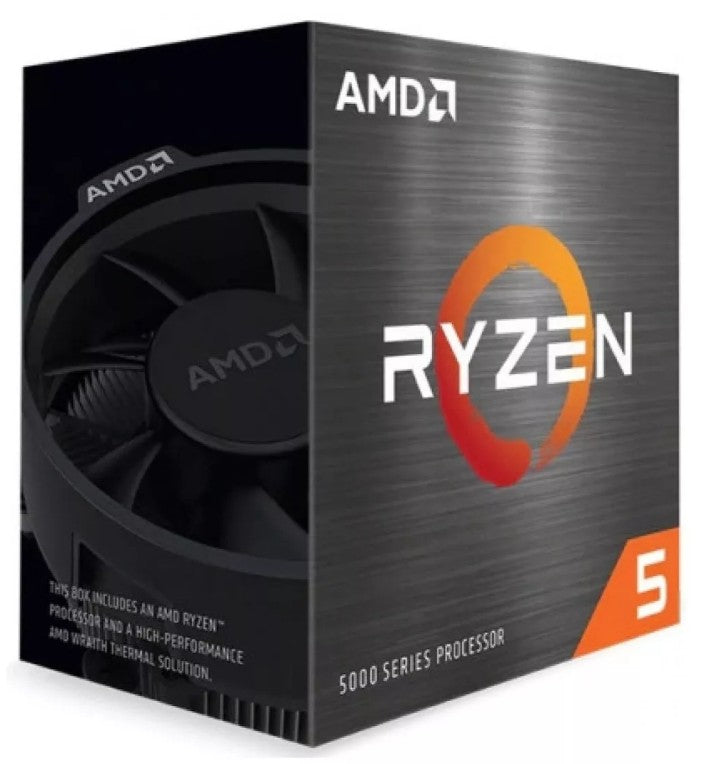 AMD Ryzen 5 5500 Desktop Processor | 6 Cores · 12 Threads | 3.6 GHz Base · Up to 4.2 GHz Boost | 16 MB L3 · Socket AM4 | 65W · Wraith Stealth Cooler Included