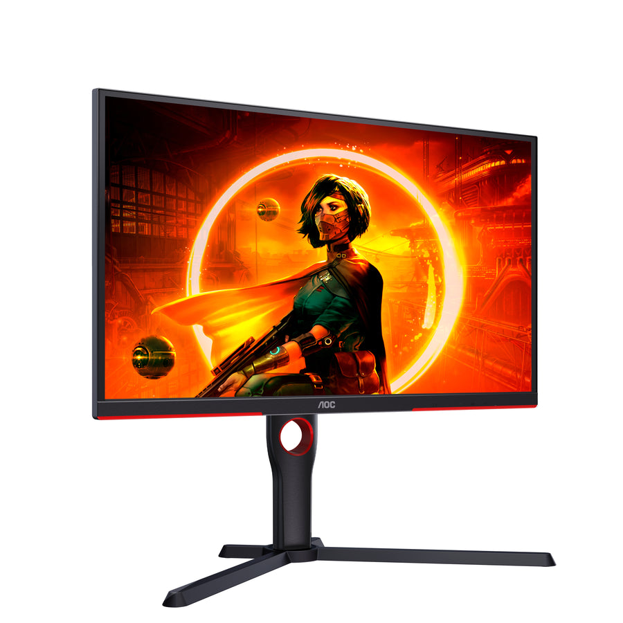 AOC | 25" Gaming Monitor | Full HD 1920x1080 | 240Hz | 0.5ms MPRT | FreeSync Premium | HDMI + DisplayPort | Black