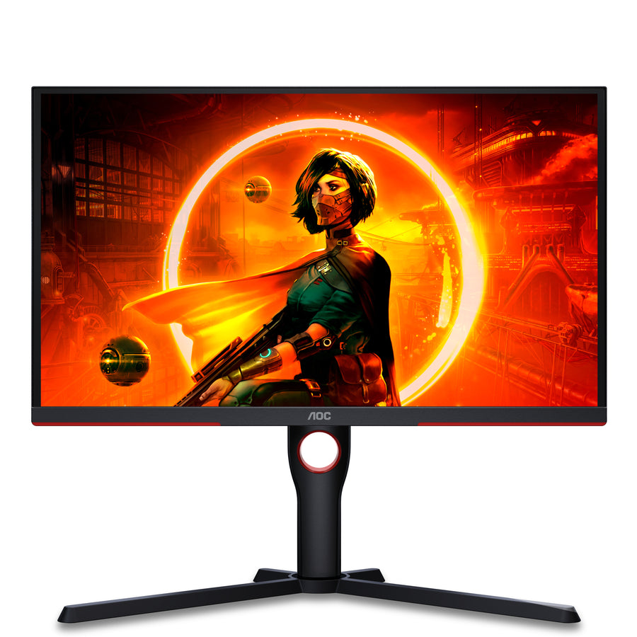 AOC | 25" Gaming Monitor | Full HD 1920x1080 | 240Hz | 0.5ms MPRT | FreeSync Premium | HDMI + DisplayPort | Black