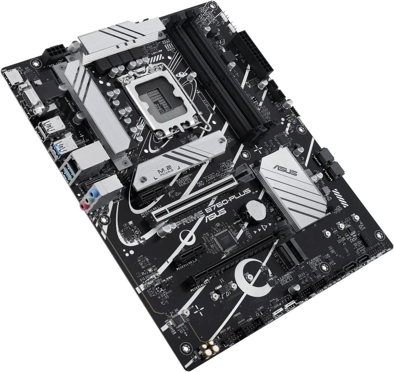 ASUS Prime B760-PLUS | Intel LGA 1700 ATX Motherboard | DDR5 7200+ | PCIe 5.0 | 3× PCIe 4.0 M.2 | 2.5G LAN | USB 3.2 Gen 2x2 Type-C | Thunderbolt 4 / USB4 Header | For Intel 12th/13th/14th Gen