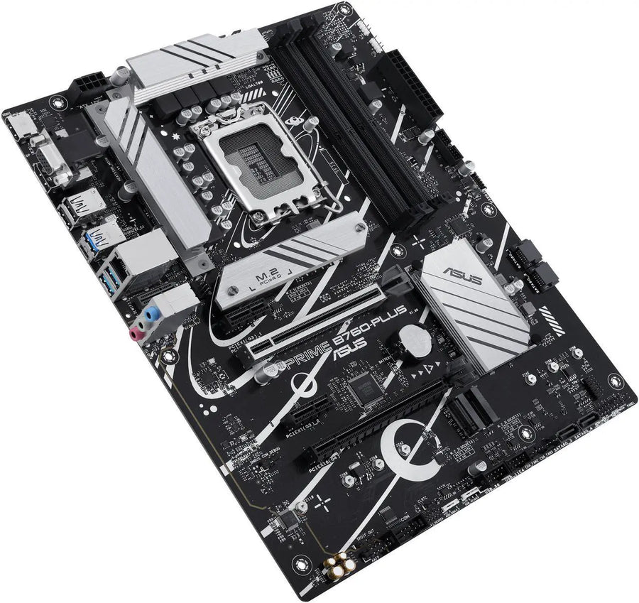 ASUS Prime B760-PLUS | Intel LGA 1700 ATX Motherboard | DDR5 7200+ | PCIe 5.0 | 3× PCIe 4.0 M.2 | 2.5G LAN | USB 3.2 Gen 2x2 Type-C | Thunderbolt 4 / USB4 Header | For Intel 12th/13th/14th Gen