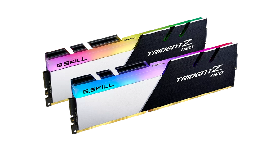 G.Skill Trident Z Neo DDR4 16GB Kit (2x8GB) Black/Silver | 3600MHz CL18 RGB | Intel XMP 2.0 + AMD DOCP/A-XMP | 8-Zone RGB Light Bar Per Stick | Brushed Aluminum Heat Spreader | AMD Ryzen 5000 Optimized | iF Design Award Premium DDR4