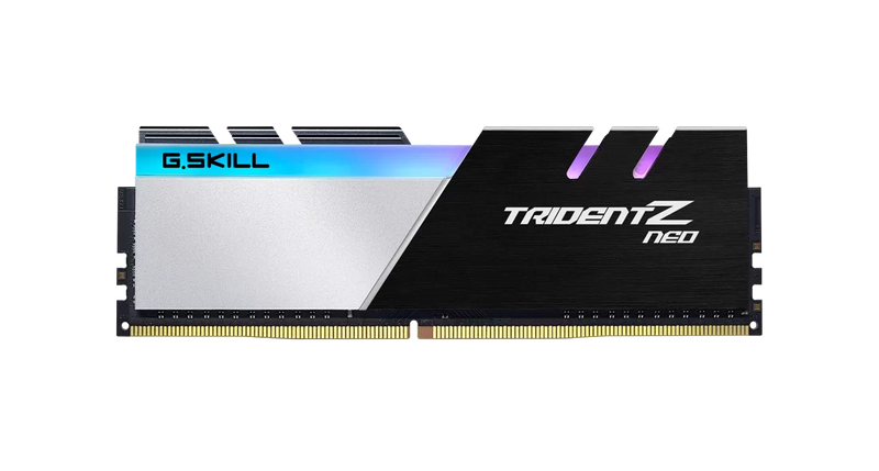 G.Skill Trident Z Neo DDR4 16GB Kit (2x8GB) Black/Silver | 3600MHz CL18 RGB | Intel XMP 2.0 + AMD DOCP/A-XMP | 8-Zone RGB Light Bar Per Stick | Brushed Aluminum Heat Spreader | AMD Ryzen 5000 Optimized | iF Design Award Premium DDR4