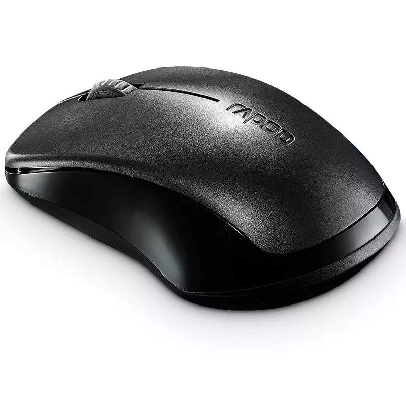 Rapoo 1620 Wireless Optical Mouse | 1000 DPI | 2.4 GHz · 10 m Range | Nano USB Receiver | Up to 12-Month Battery | 62 g 