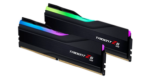 G.Skill Trident Z5 RGB DDR5 32GB Kit (2x16GB) Black | 7600MT/s CL36-46-46-121 | Intel XMP 3.0 | 1.40V | Hand-Screened DRAM ICs | Brushed Aluminum Heat Spreader | Streamlined RGB Light Bar | Flagship Overclock | Intel Z890/Z790
