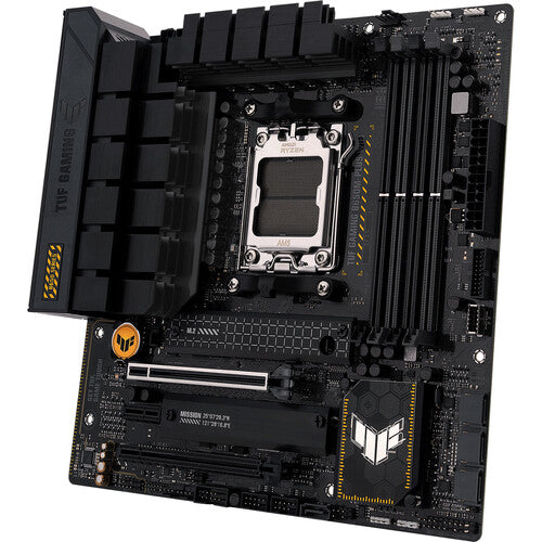 ASUS TUF Gaming B650M-PLUS WiFi | AMD AM5 Micro-ATX Motherboard | DDR5 6400+ | PCIe 5.0 M.2 | Dual M.2 | WiFi 6 | 2.5G LAN | USB 3.2 Gen 2x2 | USB4 Header | For Ryzen 7000/8000/9000 Series