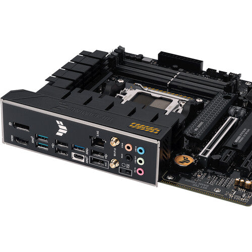 ASUS TUF Gaming B650M-PLUS WiFi | AMD AM5 Micro-ATX Motherboard | DDR5 6400+ | PCIe 5.0 M.2 | Dual M.2 | WiFi 6 | 2.5G LAN | USB 3.2 Gen 2x2 | USB4 Header | For Ryzen 7000/8000/9000 Series