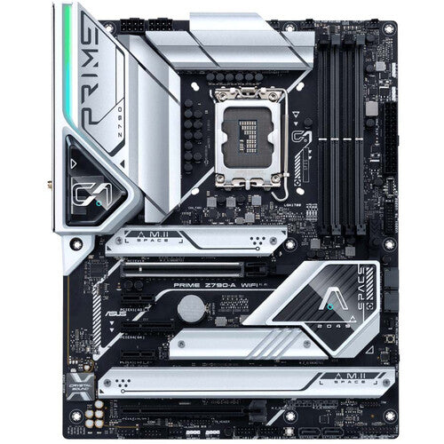 ASUS Prime Z790-A WiFi | Intel LGA 1700 ATX Motherboard | DDR5 7000+ | PCIe 5.0 | 4× M.2 | 16+1 DrMOS | WiFi 6E | Thunderbolt 4 / USB4 Header | For Intel 12th/13th/14th Gen