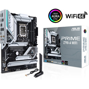 ASUS Prime Z790-A WiFi | Intel LGA 1700 ATX Motherboard | DDR5 7000+ | PCIe 5.0 | 4× M.2 | 16+1 DrMOS | WiFi 6E | Thunderbolt 4 / USB4 Header | For Intel 12th/13th/14th Gen