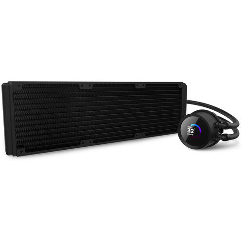 NZXT Kraken Elite 360 RGB - RL-KR36E-W1-360mm AIO CPU Wasserkühlung - 2,36'' LCD Display 640x640-3x120mm Core Fans - EIN Breakoutkabel zur einfache...