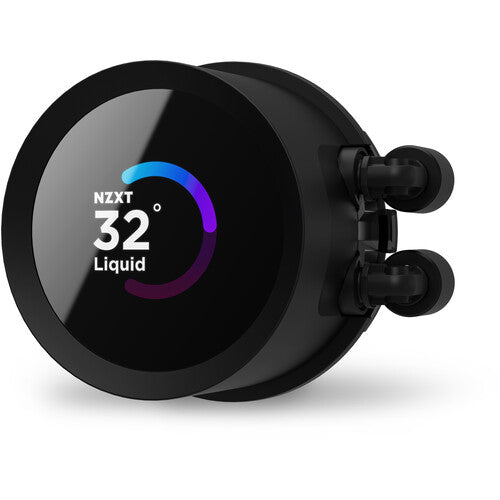 NZXT Kraken 360 RGB - RL-KR360-W1 - Refroidisseur pour processeur AIO de 360 mm - Écran LCD de 1,54 pouces personnalisable. Pompe haute performance...