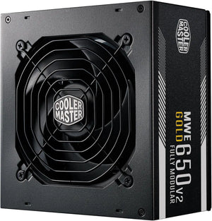 Cooler Master MWE Gold 750 V2 Full Modular | 750W 80+ Gold Power Supply | Fully Modular Flat Black Cables | 120mm HDB Fan | DC-to-DC Circuit Design | 2 EPS Connectors | 50°C Temperature Resilience | Compact ATX | Ideal for Gaming PCs & Workstations