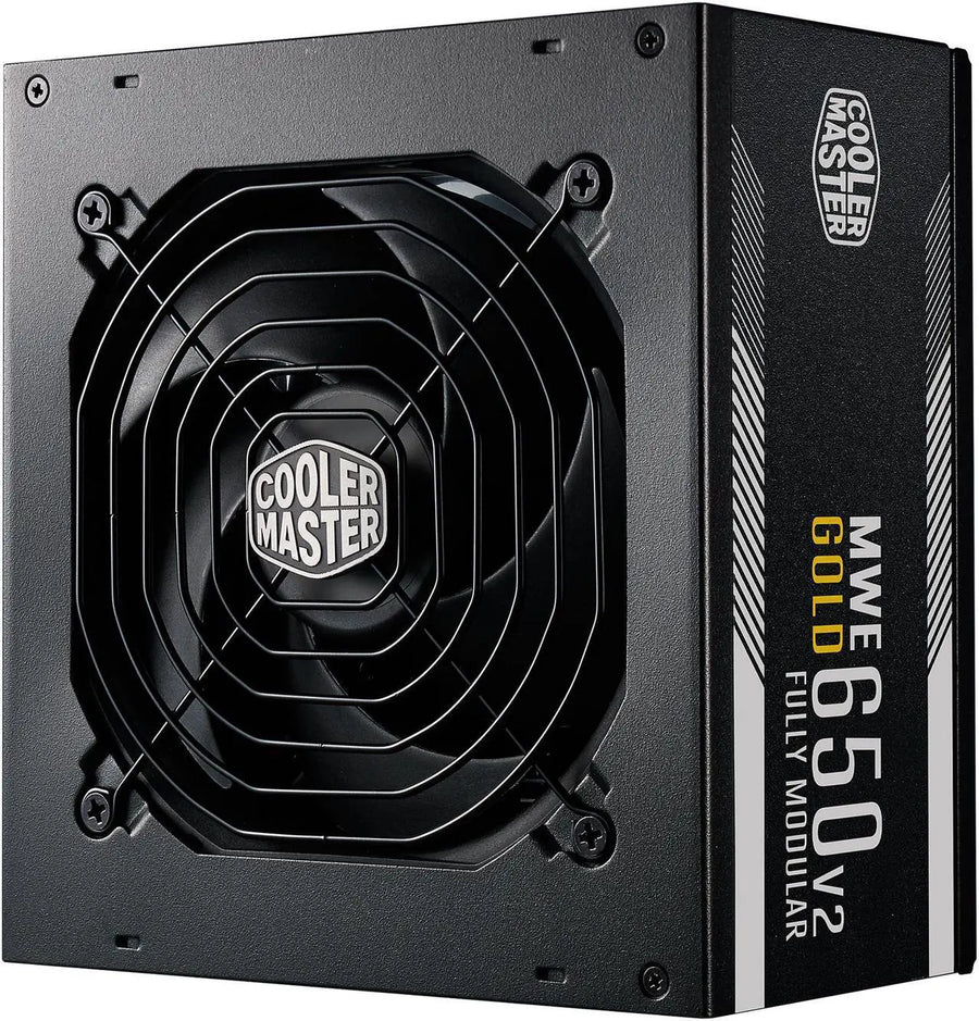 Cooler Master MWE Gold 750 V2 Full Modular | 750W 80+ Gold Power Supply | Fully Modular Flat Black Cables | 120mm HDB Fan | DC-to-DC Circuit Design | 2 EPS Connectors | 50°C Temperature Resilience | Compact ATX | Ideal for Gaming PCs & Workstations