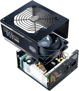 Cooler Master MWE Gold 750 V2 Full Modular | 750W 80+ Gold Power Supply | Fully Modular Flat Black Cables | 120mm HDB Fan | DC-to-DC Circuit Design | 2 EPS Connectors | 50°C Temperature Resilience | Compact ATX | Ideal for Gaming PCs & Workstations
