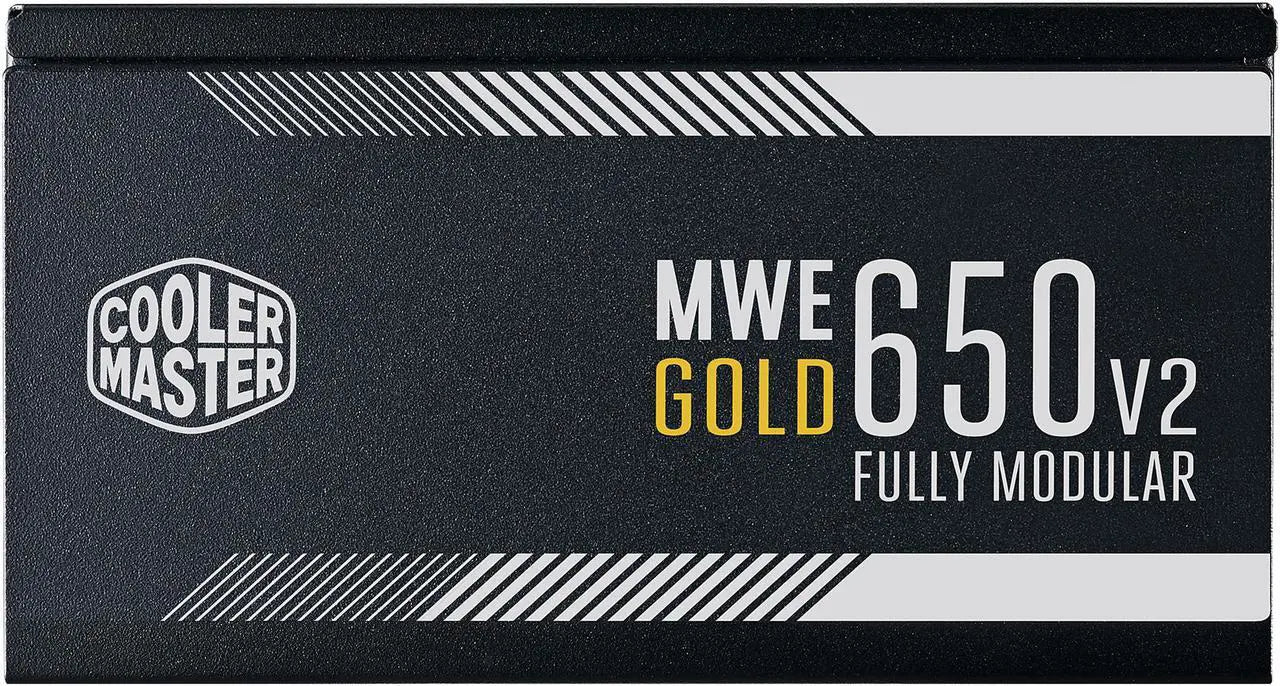 Cooler Master MWE Gold 750 V2 Full Modular | 750W 80+ Gold Power Supply | Fully Modular Flat Black Cables | 120mm HDB Fan | DC-to-DC Circuit Design | 2 EPS Connectors | 50°C Temperature Resilience | Compact ATX | Ideal for Gaming PCs & Workstations