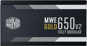 Cooler Master MWE Gold 750 V2 Full Modular | 750W 80+ Gold Power Supply | Fully Modular Flat Black Cables | 120mm HDB Fan | DC-to-DC Circuit Design | 2 EPS Connectors | 50°C Temperature Resilience | Compact ATX | Ideal for Gaming PCs & Workstations