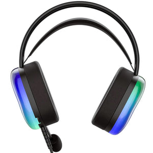 Spark H101 Gaming Headset | 50mm Drivers | Virtual 7.1 Surround · USB | Noise-Cancelling Mic · RGB Caps · 2m Cable | Black