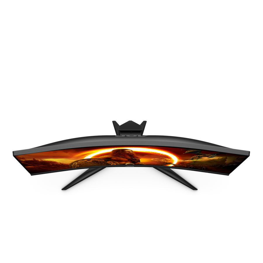 AOC C24G2AE/BK 23.6-inch Curved Gaming Monitor | Full HD 1920x1080 · 165Hz · 1ms MPRT | VA · 1500R · 3000:1 | FreeSync P