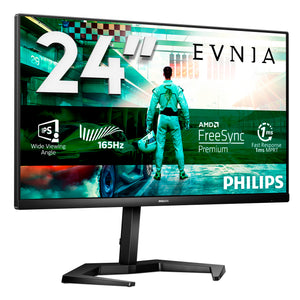 Philips Evnia 24M1N3200ZS 24-Inch Gaming Monitor | Full HD 1920x1080 | 165Hz | 1ms MPRT | IPS Panel | FreeSync Premium + G-Sync Compatible | HDMI + DisplayPort | Black