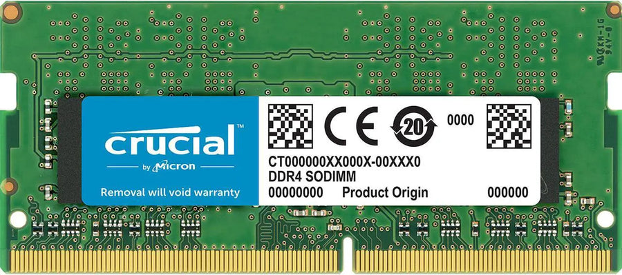 Crucial 32GB DDR4-2666 SODIMM for Mac CT32G4S266M | PC4-21300 | CL19 | 1.2V | 260-Pin Non-ECC Unbuffered | 2Rx8 Dual-Rank | Apple SPD Programmed | iMac 2019-2020 Compatible | High-Capacity Mac Upgrade