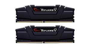 G.Skill Ripjaws V 16GB (2×8GB) DDR4-3600 CL18 | F4-3600C18D-16GVK | Dual-Channel Desktop Memory Kit | CL18-22-22-42 @ 1.35V | Intel XMP 2.0 One-Click Overclock | Aluminium Heat Spreader | 42mm Module Height | Unbuffered Non-ECC 288-Pin DIMM