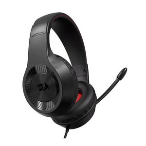 Redragon H130 PELIAS Wired Gaming Headset | 40mm Directional Drivers | Dual 3.5mm Plugs | Omnidirectional Noise-Cancelling Mic | Ear-Cup Volume Control | 20Hz-20kHz | 114+/-3dB | 200g | PC, Mac, PS4, Xbox One, Switch | Black