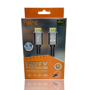 Point HDMI Cable 15 m | High Speed HDMI | 4K Ultra HD Support | PVC Jacket | Black