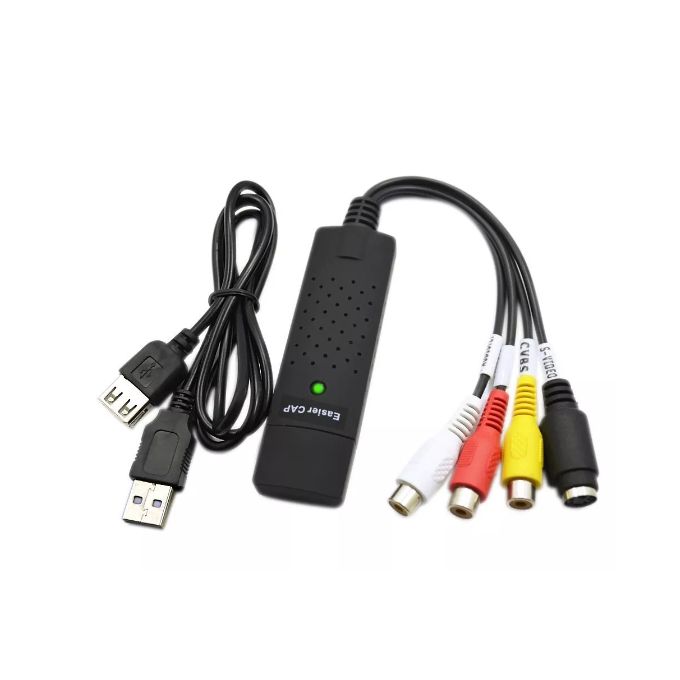 Point Easy Cap Video Capture Adapter | USB 2.0 · Bus Powered | 1080p Capture | Audio Out | Bundled Ulead Video Studio So
