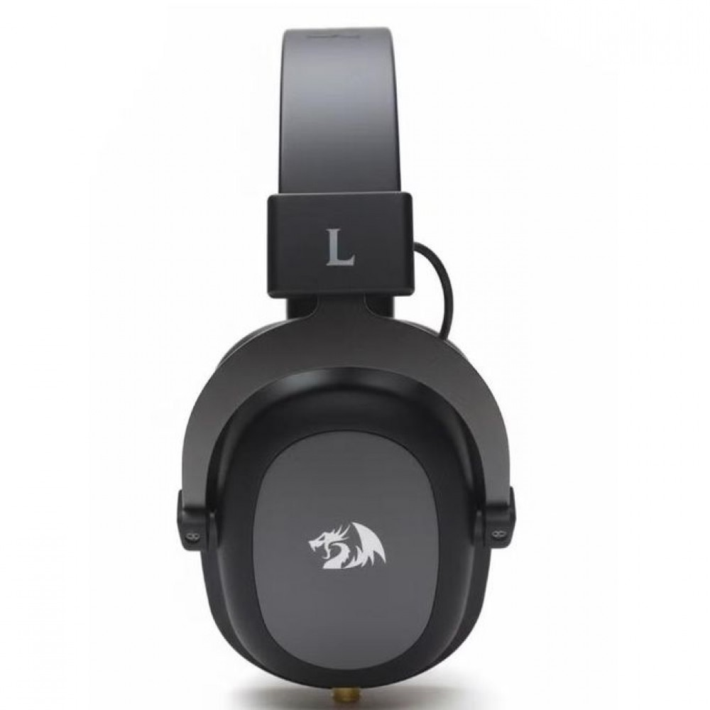 Redragon Zeus FB H510-FB Wired Gaming Headset | 53mm Drivers | 7.1 Virtual Surround | 3.5mm + USB | Detachable Omnidirectional Microphone | Black